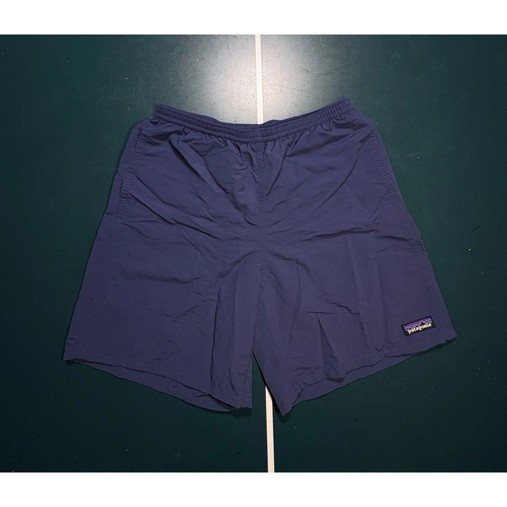 Patagonia Baggies Shorts Men's Small Swim Trunks‎ Navy Blue Quick Dry